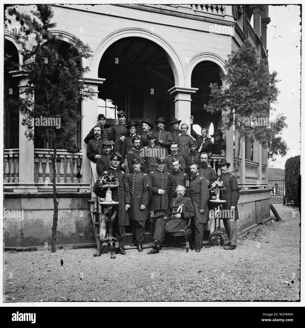 Charleston, South Carolina. Gen. John P. Hatch and staff at