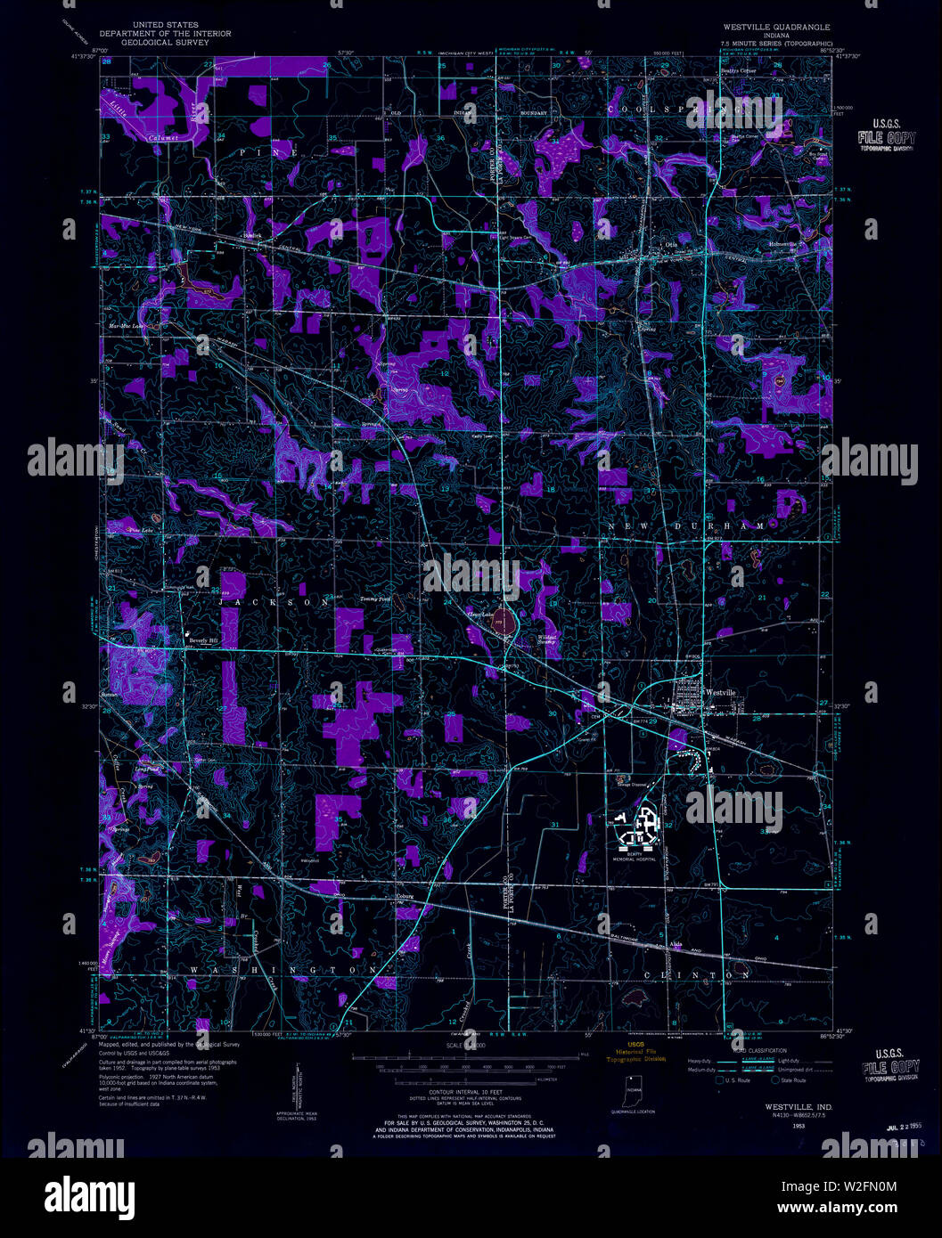 Map of westville hires stock photography and images Alamy