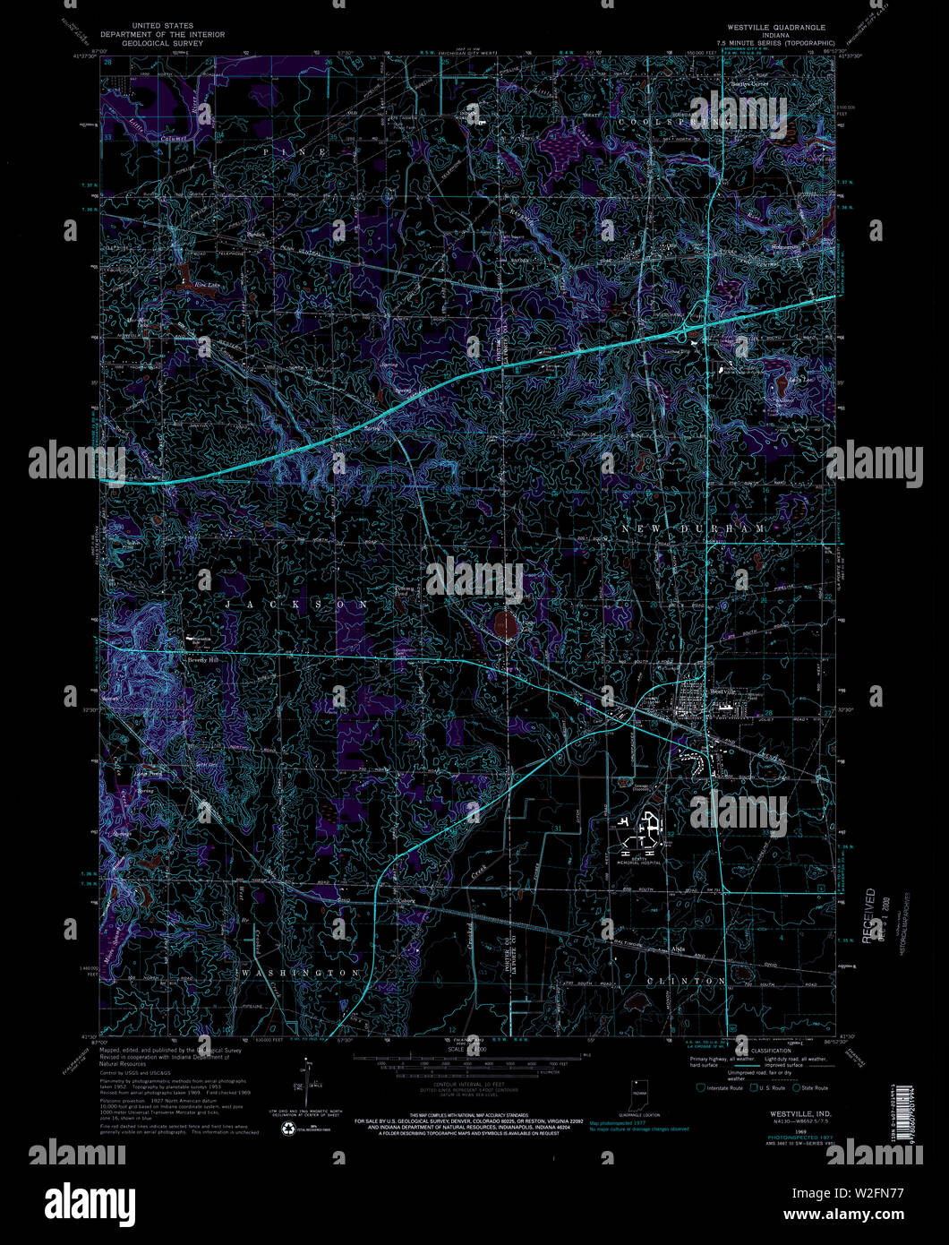 Map of westville hires stock photography and images Alamy