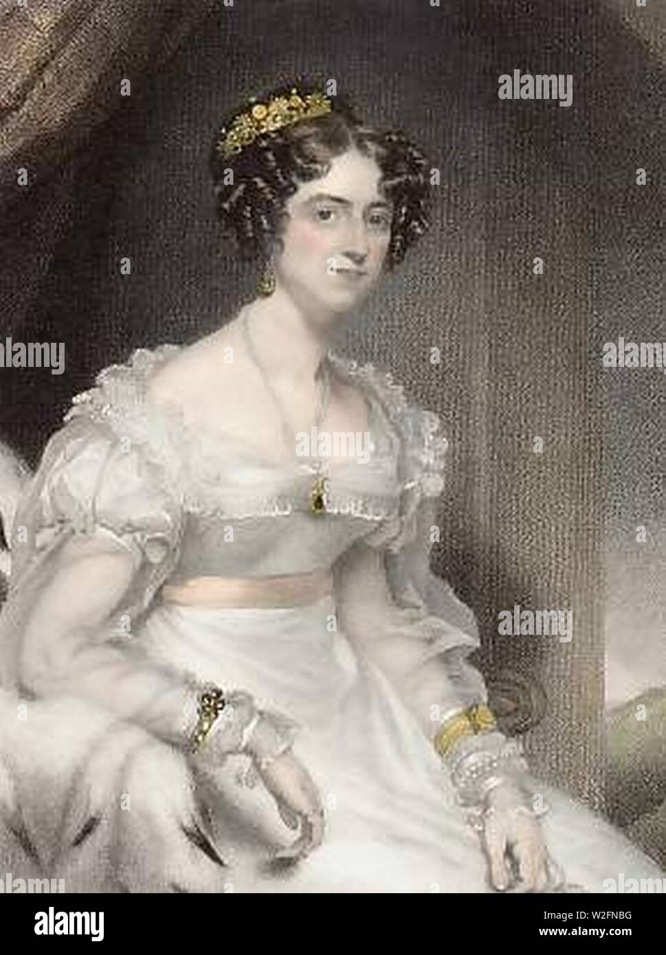 Georgia Roney Charlotte Georgiana Lady Rodney Stock Photo - Alamy
