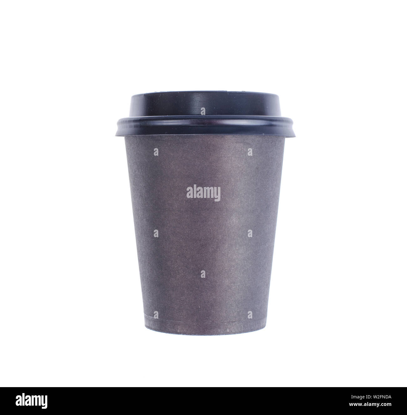 Disposable black paper cup for beverage Stock Photo - Alamy