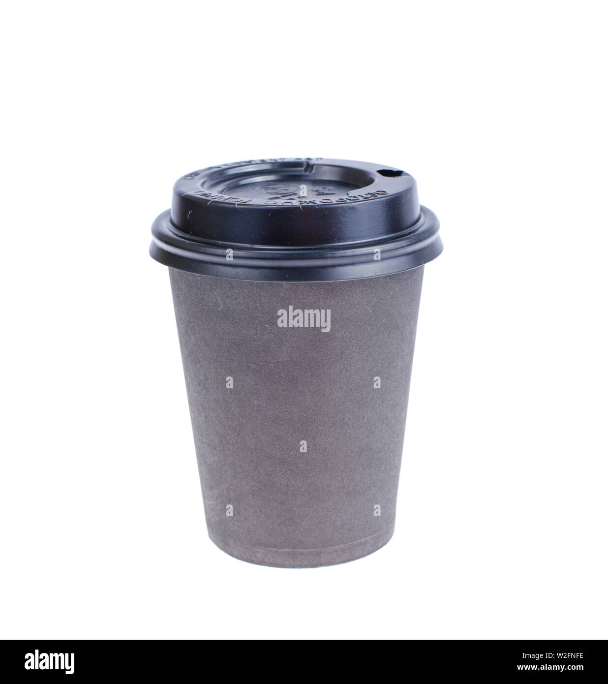 Disposable black paper cup for beverage Stock Photo - Alamy
