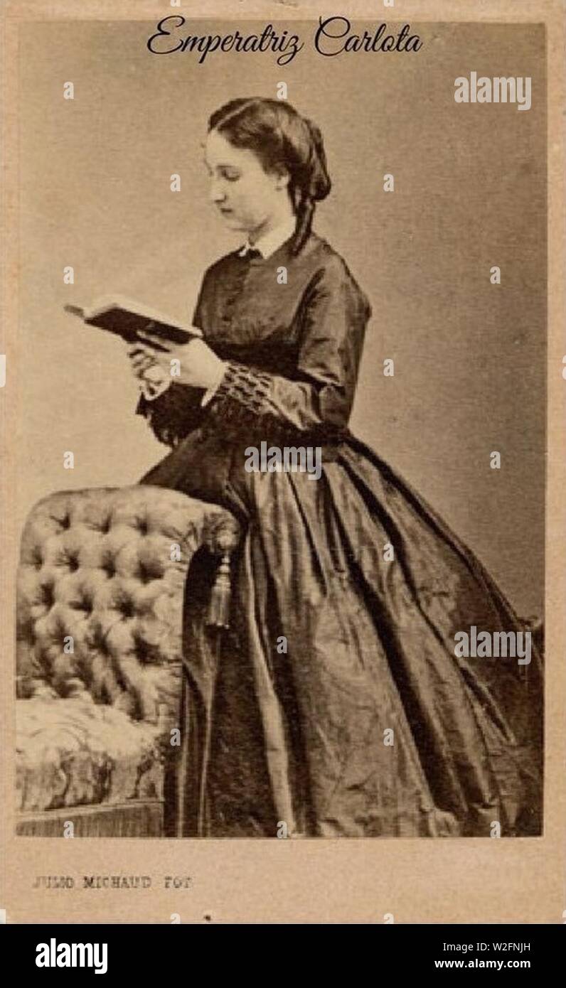 Charlotte of Belgium, Empress of Mexico (18401927 Stock Photo Alamy