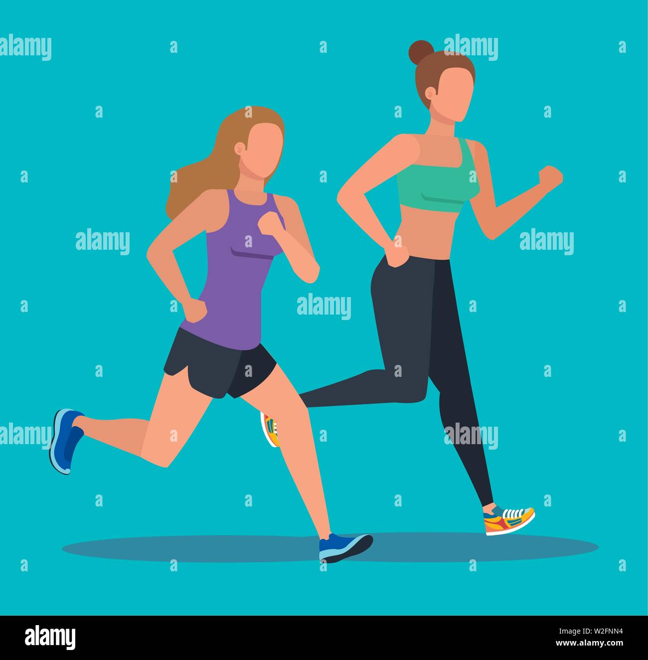 Sports training running stretching Stock Vector Images - Alamy