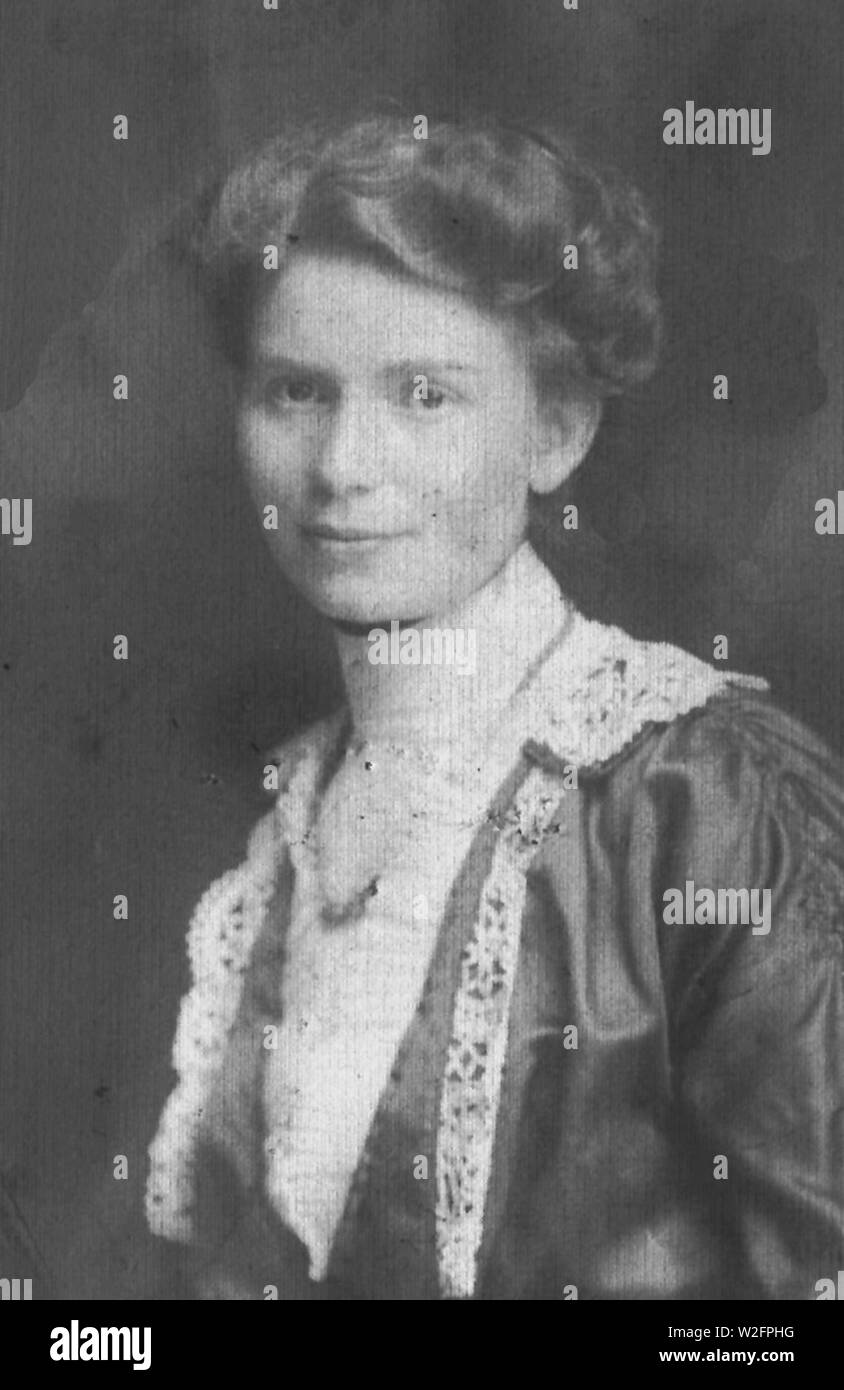 Charlotte v. Eimannsberger, geb. Vetter v. Bruckthal 1887 - 1966. Stock Photo