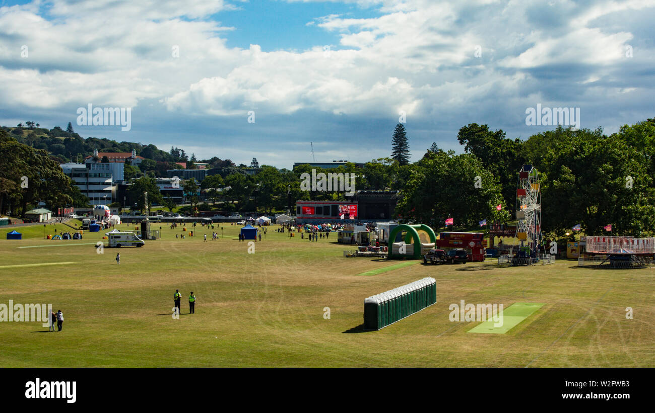 Christmas in the Park at the Auckland domain, New Zealand Stock Photo