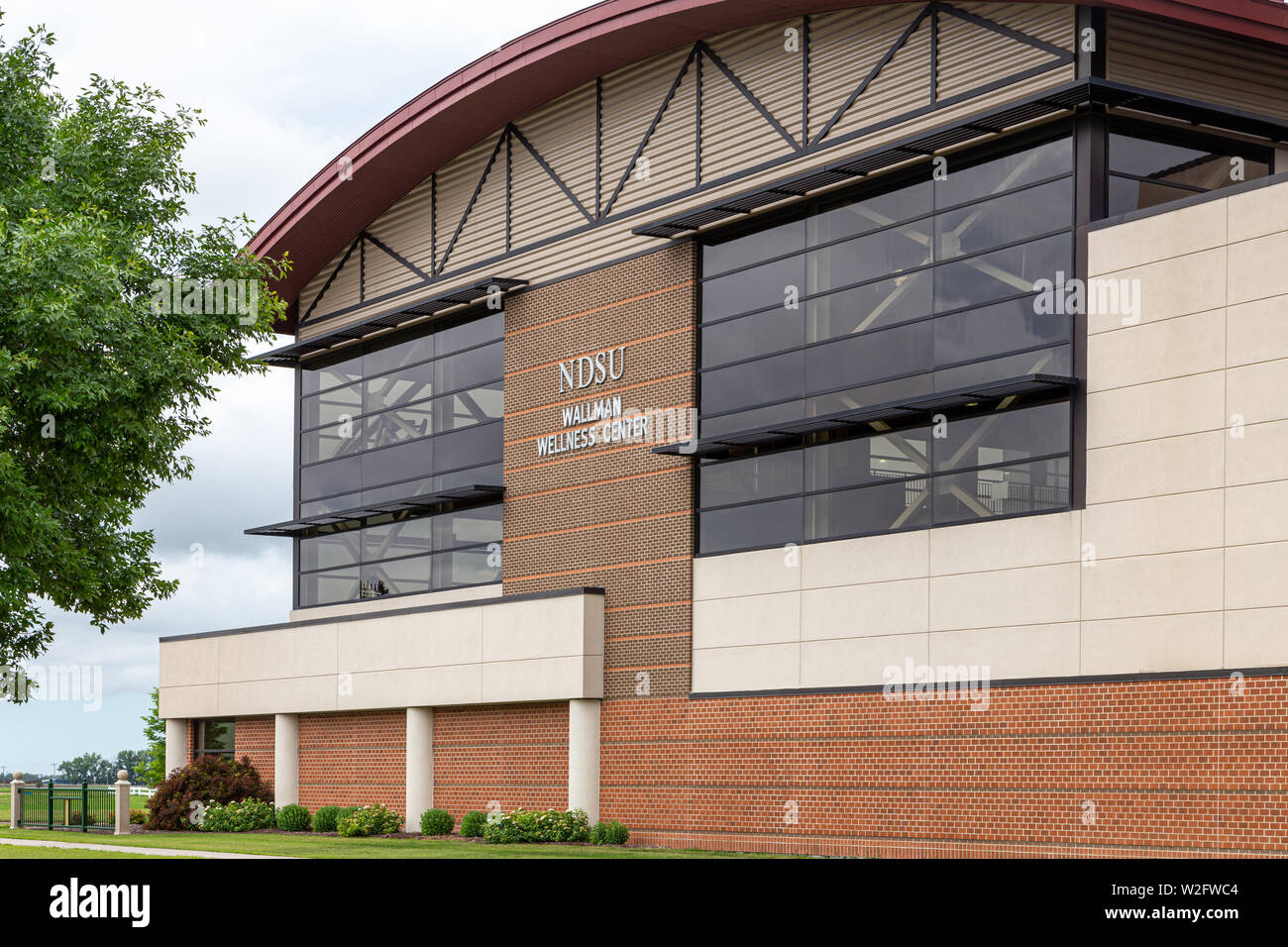 FARGO, ND/USA JUNE 27, 2019 Wallman Wellness Center on the campus of