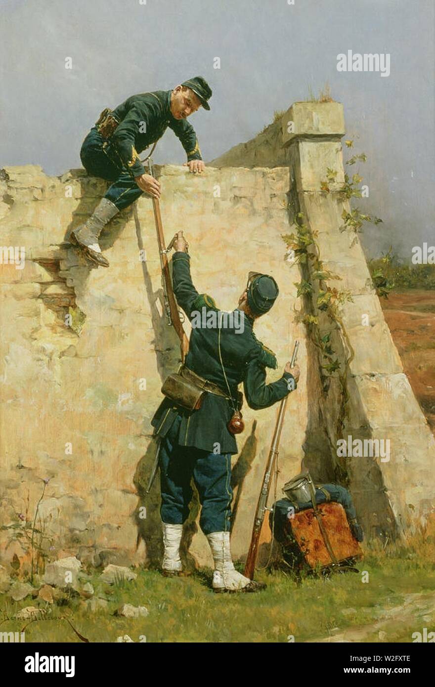STICKER ARMEE FRANCAISE 16ème BCP BATAILLON CHASSEURS A PIED 2ème COMPAGNIE