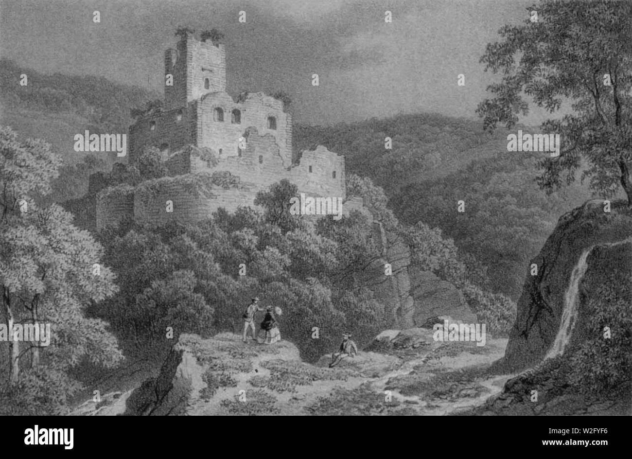 Chateau de Hagueneck Rothmueller Stock Photo Alamy