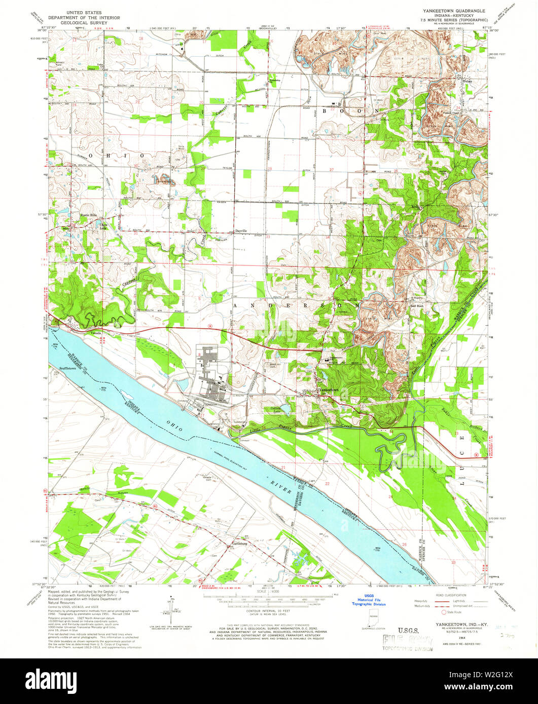 Map of yankeetown hires stock photography and images Alamy