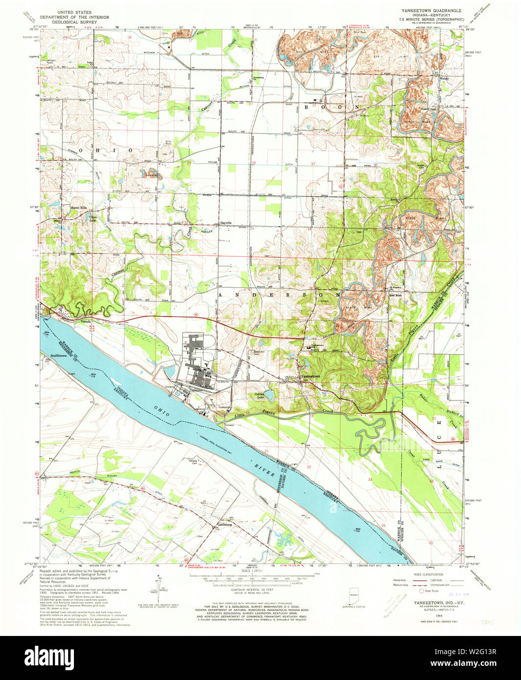 Map of yankeetown hires stock photography and images Alamy