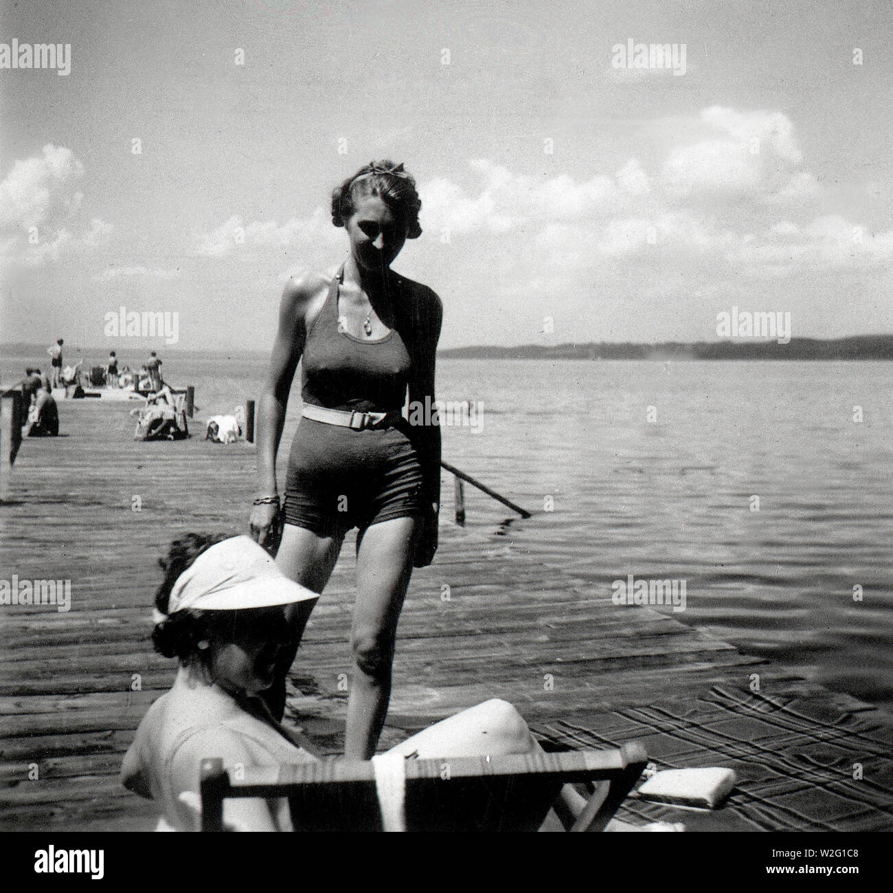 Eva Braun Collection (osam) Young German woman in bathing suit at