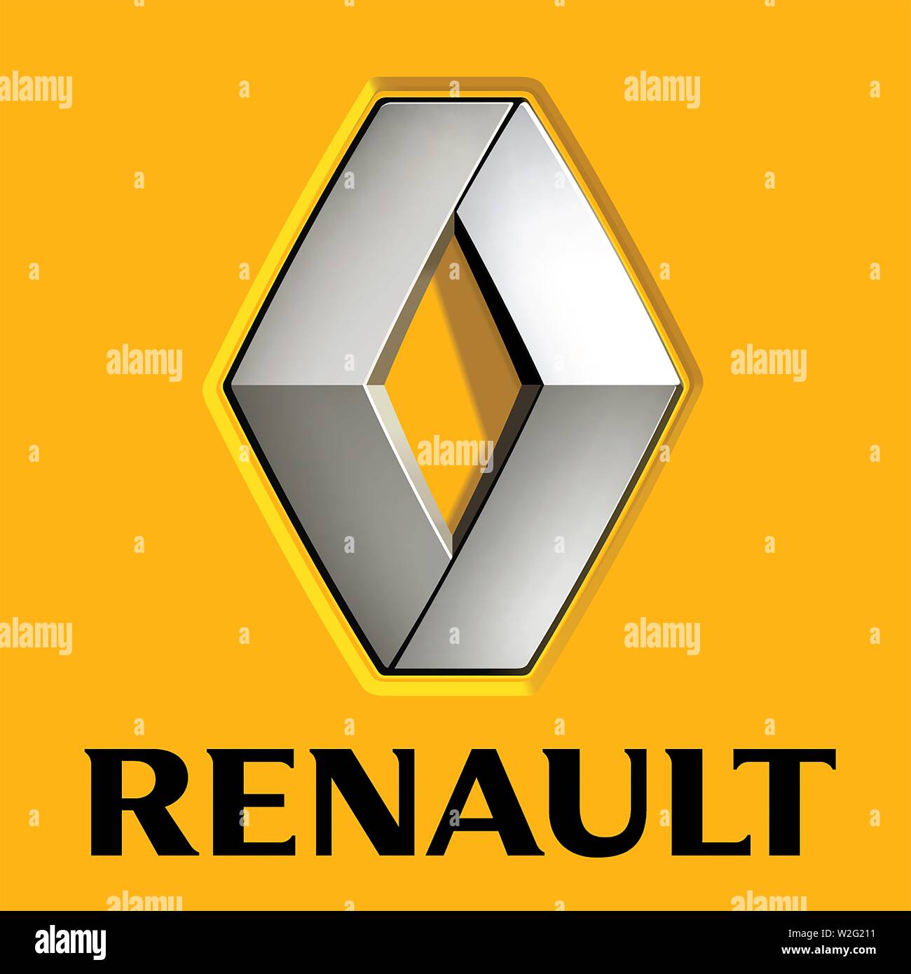 Logo, Renault, car manufacturer, Germany Stock Photo - Alamy