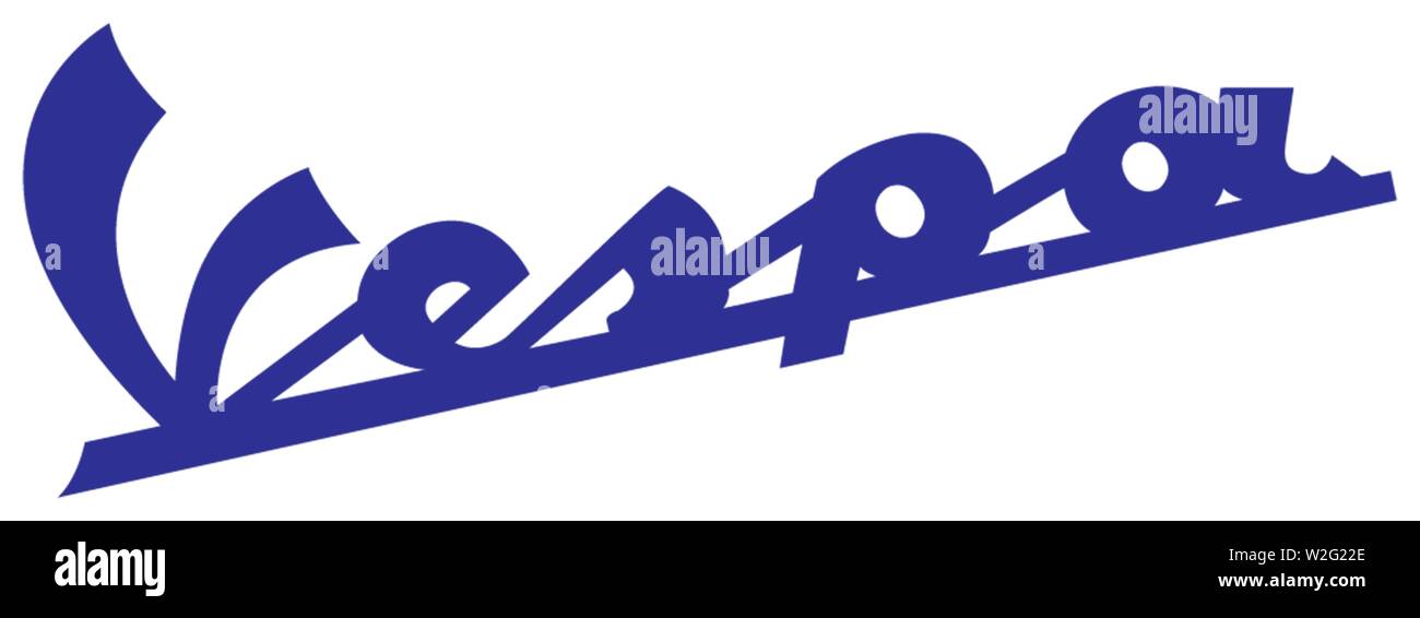 Logo, Vespa, scooter brand, Germany Stock Photo