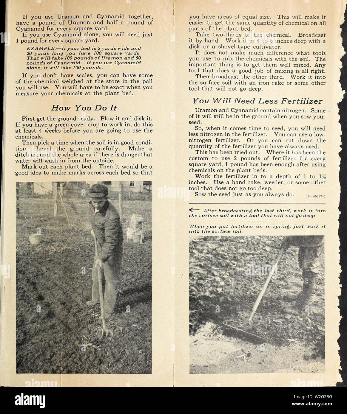 Chemicals to kill weeds and diseases in tobacco beds Stock Photo Alamy