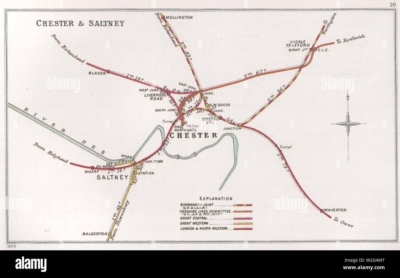 Chester & Saltney RJD 16 Stock Photo Alamy