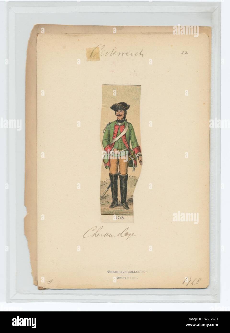 Chevau Leger 1748 Stock Photo