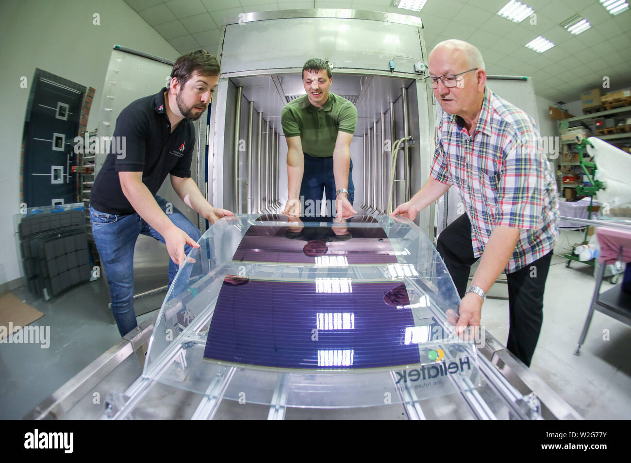 12 June 2019, Saxony, Radeburg The engineers at TU Freiberg, Stephan