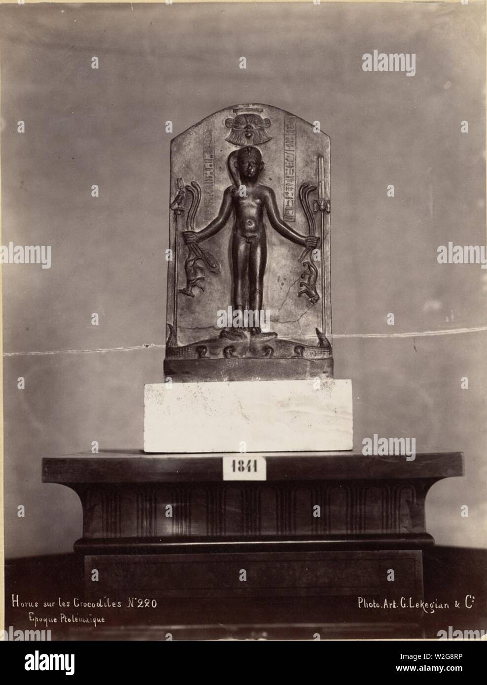 Child Horus Standing on Crocodiles by Boston Public Library (cropped