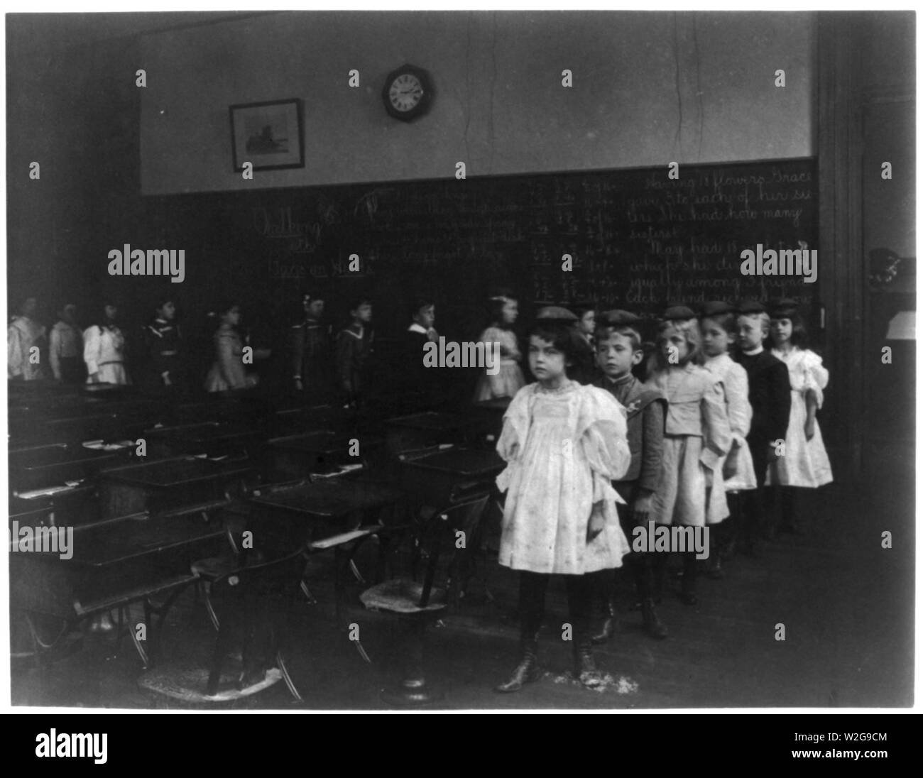 Children marching around the classroom, Washington, D.C Stock Photo - Alamy