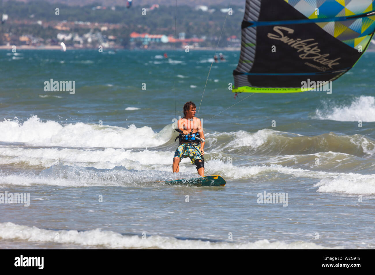 Sport kiting skating Stock Photo Alamy