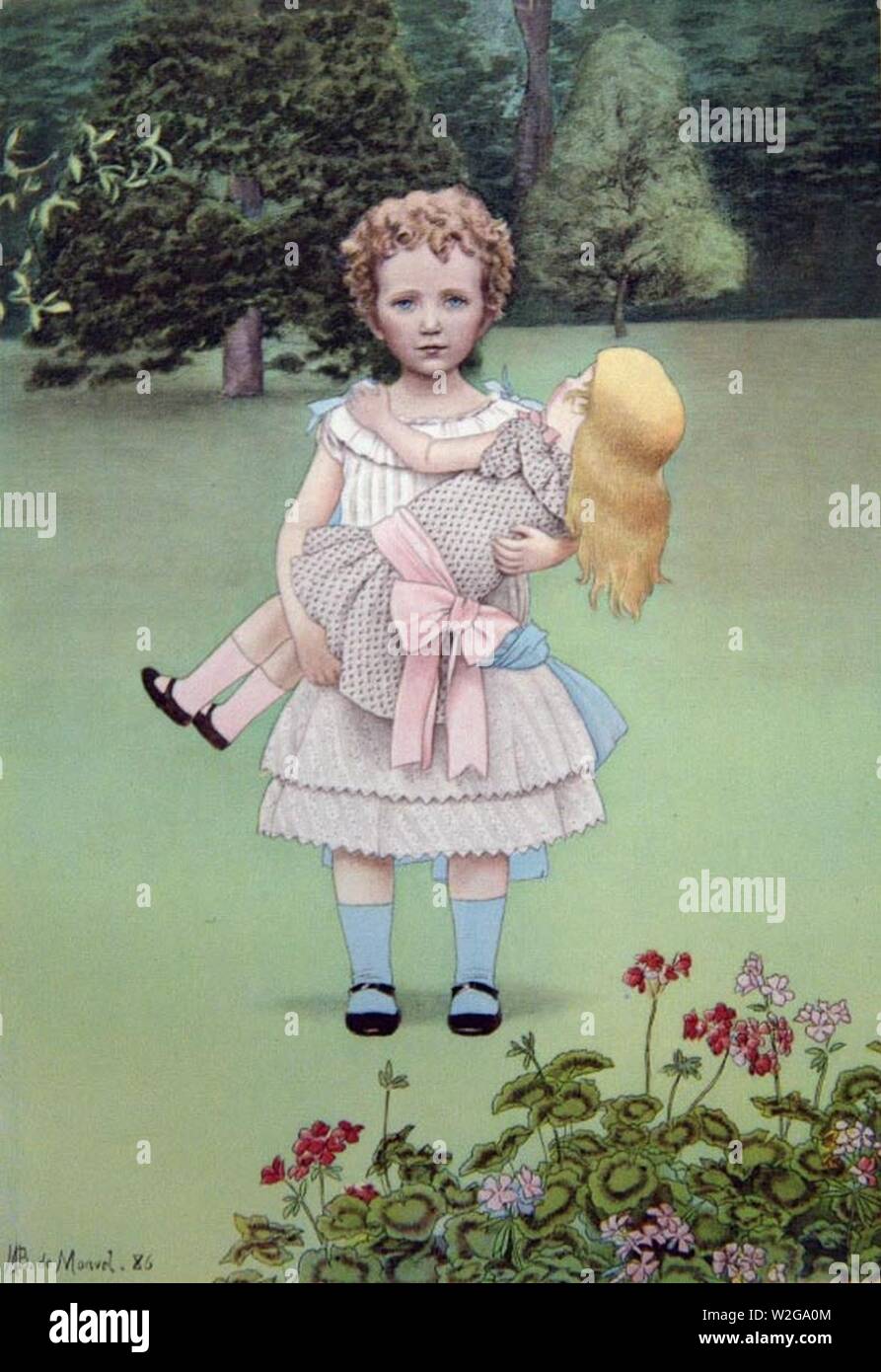 Child's Portrait by LouisMaurice Boutet de Monvel Stock Photo Alamy