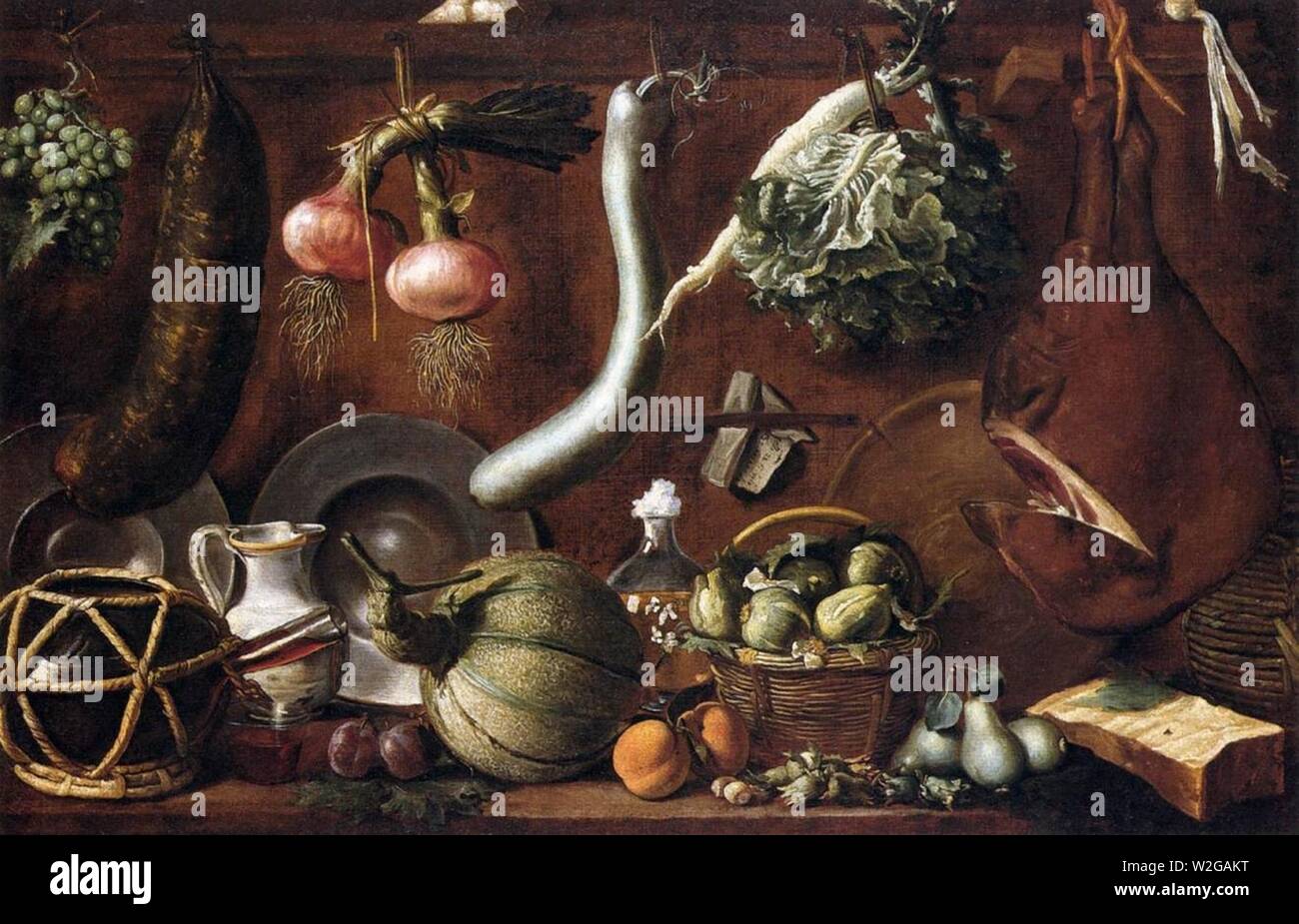 Chimenti da Empoli, Jacopo - Still Life - 17th c. Stock Photo