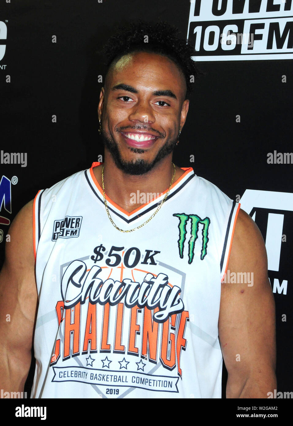 Los Angeles, California, USA 8th July 2019 Athlete/author Rashad