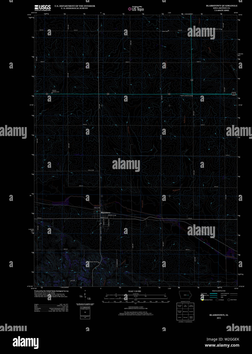 Map of blairstown hires stock photography and images Alamy