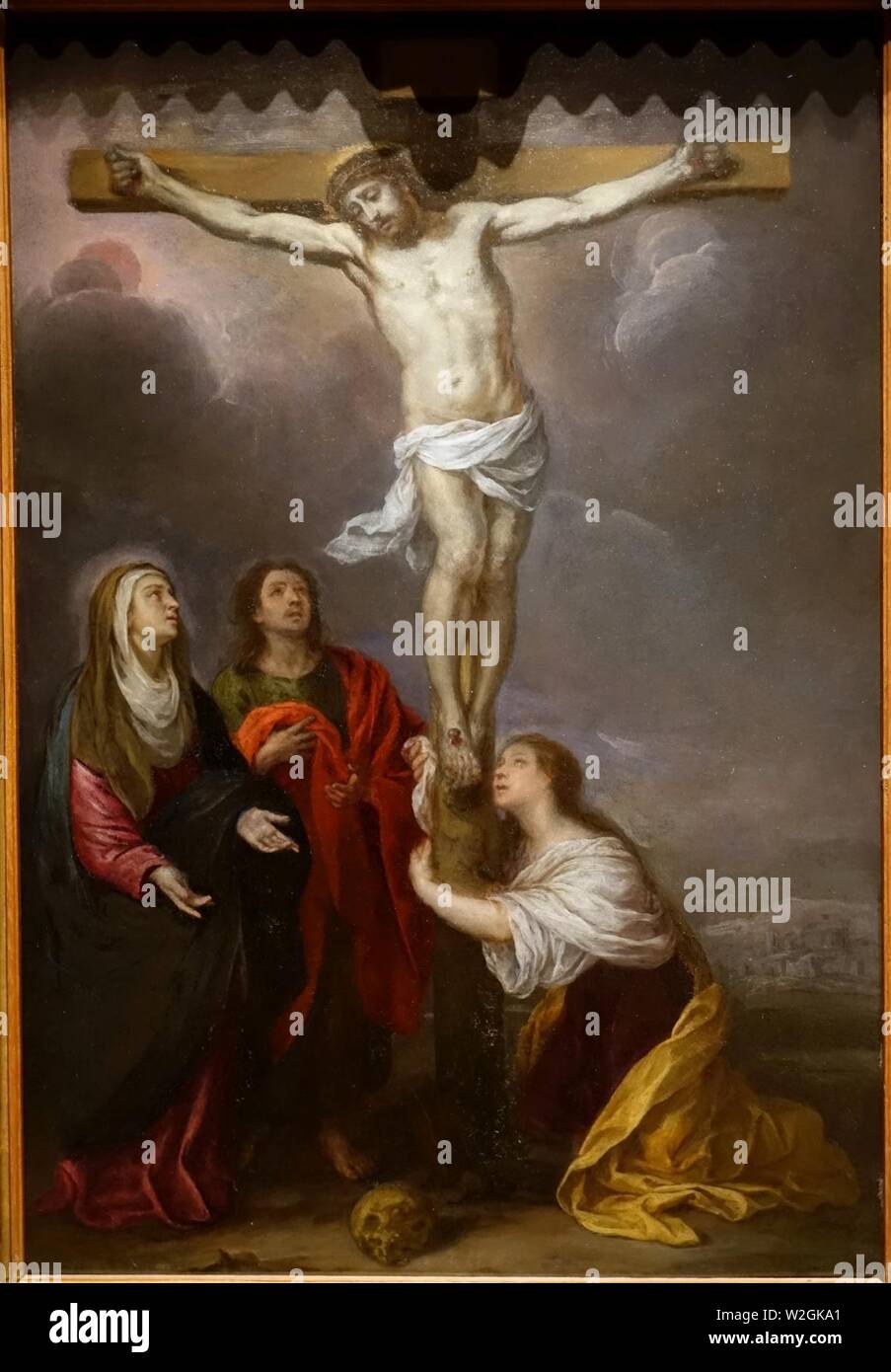 Christ on the Cross with the Virgin, Mary Magdalene, and Saint John, by ...