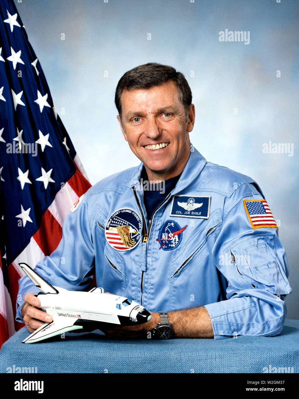 (Feb. 1986) --- Portrait of Astronaut Joe H. Engle Stock Photo