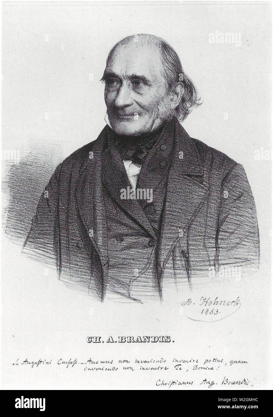 Christian August Brandis 1853 Stock Photo Alamy