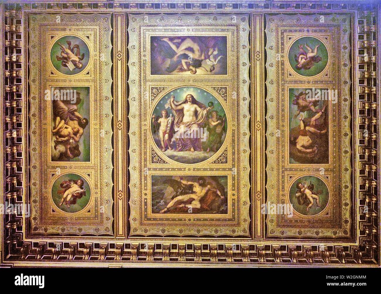 Christian GriepenkerlDeckengemälde Stock Photo Alamy
