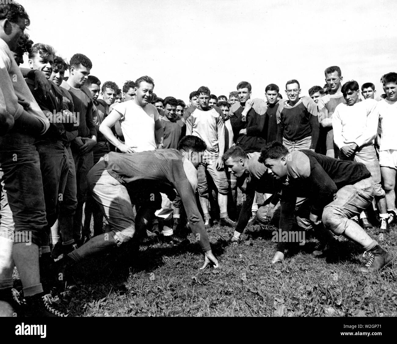 Blocking american football Black and White Stock Photos & Images Alamy