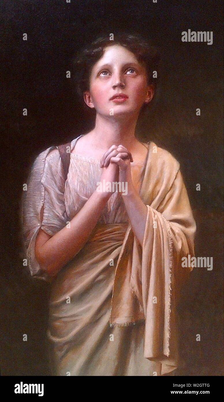 Christin im Gebet Stock Photo - Alamy