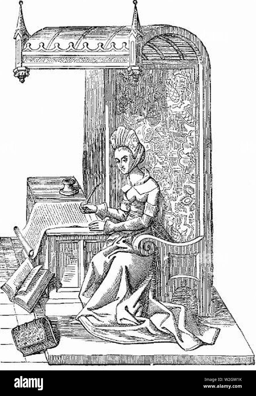 Christine de Pisan - Project Gutenberg eBook 12254 Stock Photo - Alamy