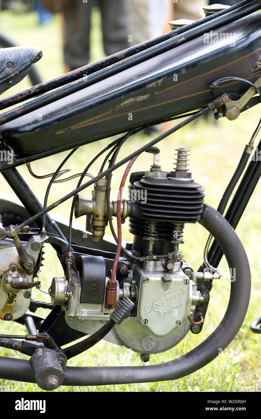 Historic Cotton VL Motorcycle, Dated 1928, 175 cc. Stock Photo