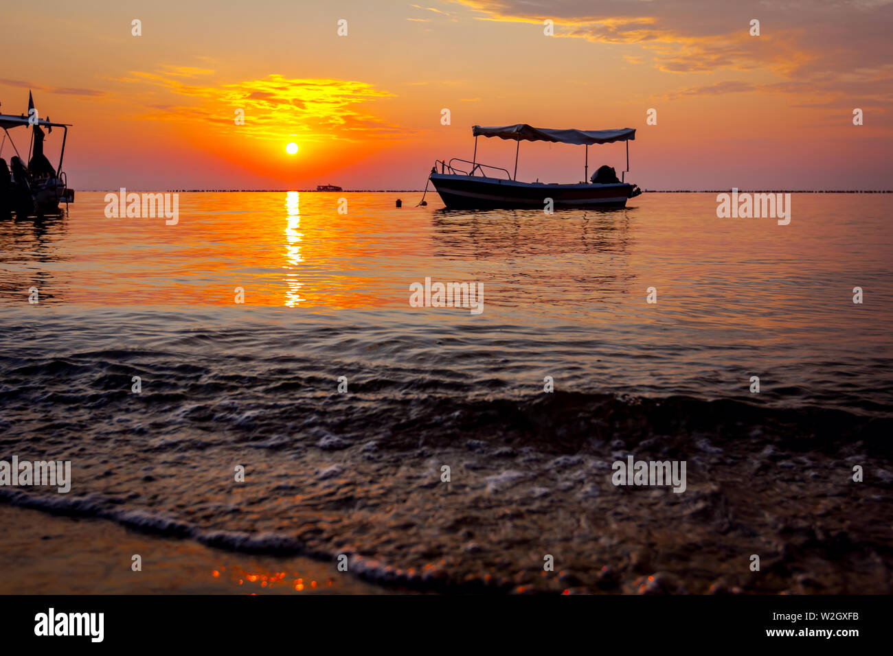Beautiful shot two boats hi-res stock photography and images - Alamy