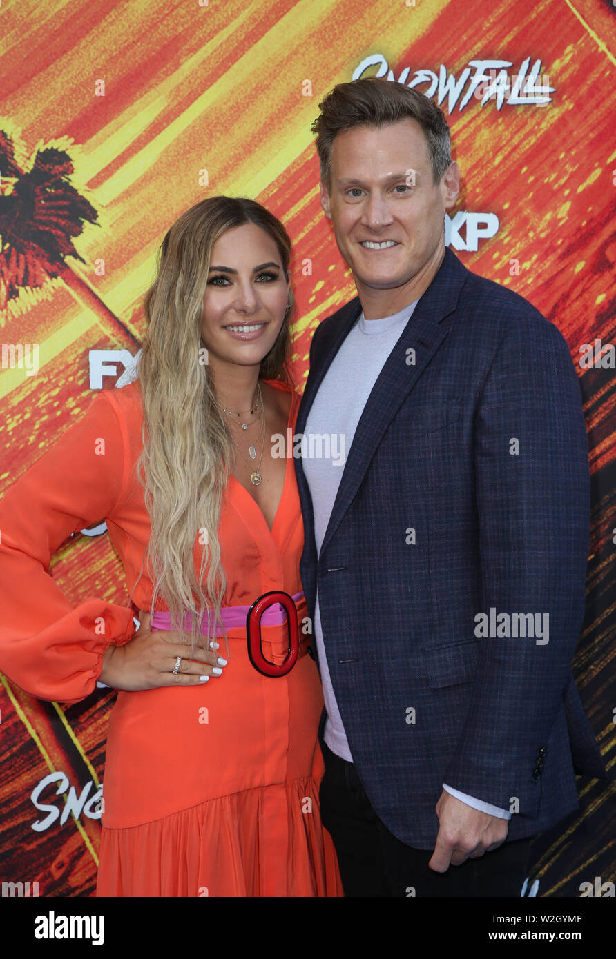 Los Angeles, Ca, USA. 8th July, 2019. Trevor Engelson, Tracey Kurland