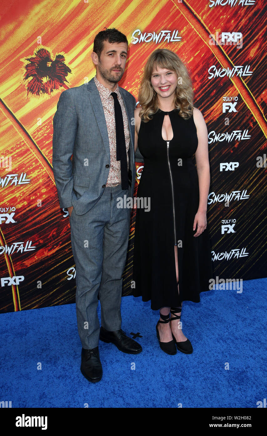 Los Angeles, Ca, USA. 8th July, 2019. Carter Hudson, Hollye Gilbert, at