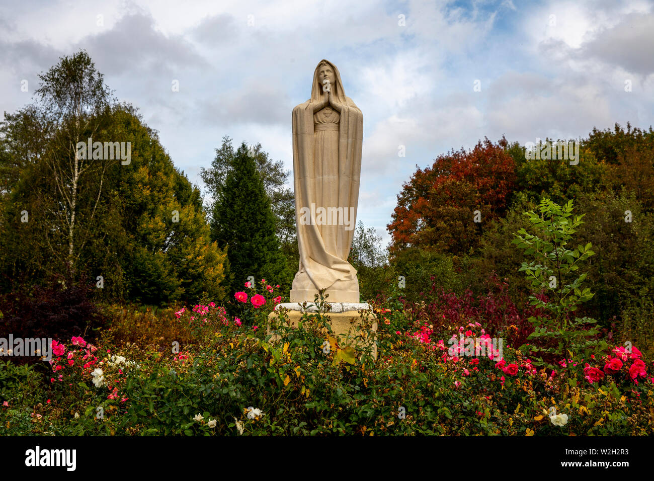 Notre-Dame de la Trappe trappist abbey, Soligny-la-Trappe, France ...