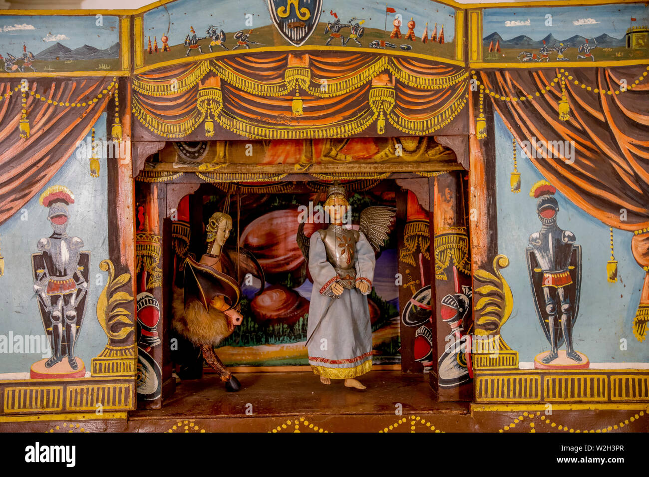 Puppet theater, Palermo, Sicily, Italy Stock Photo Alamy