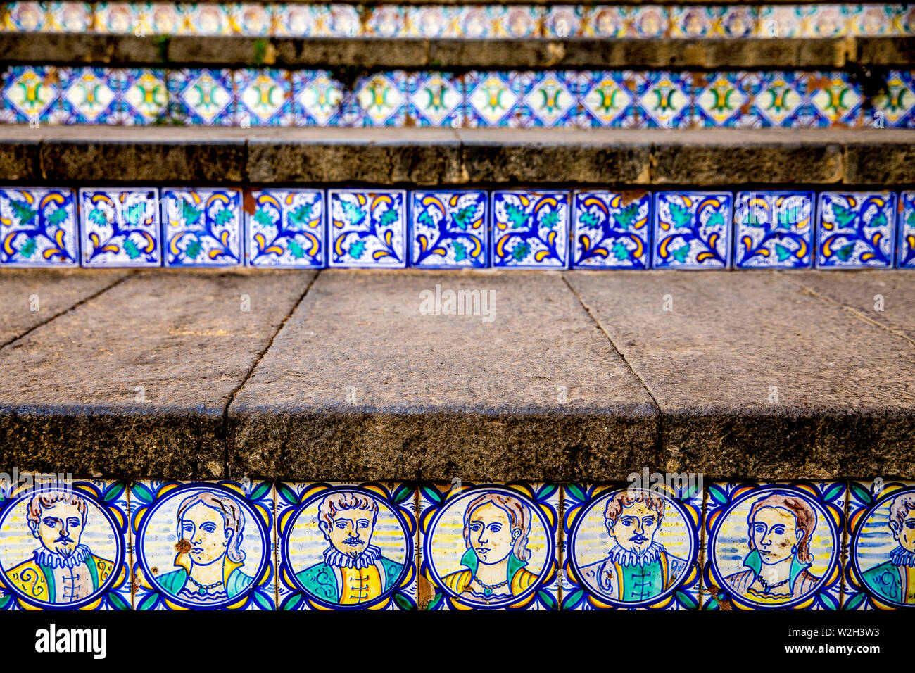 142step monumental Scalinata di Santa Maria del Monte (Staircase of