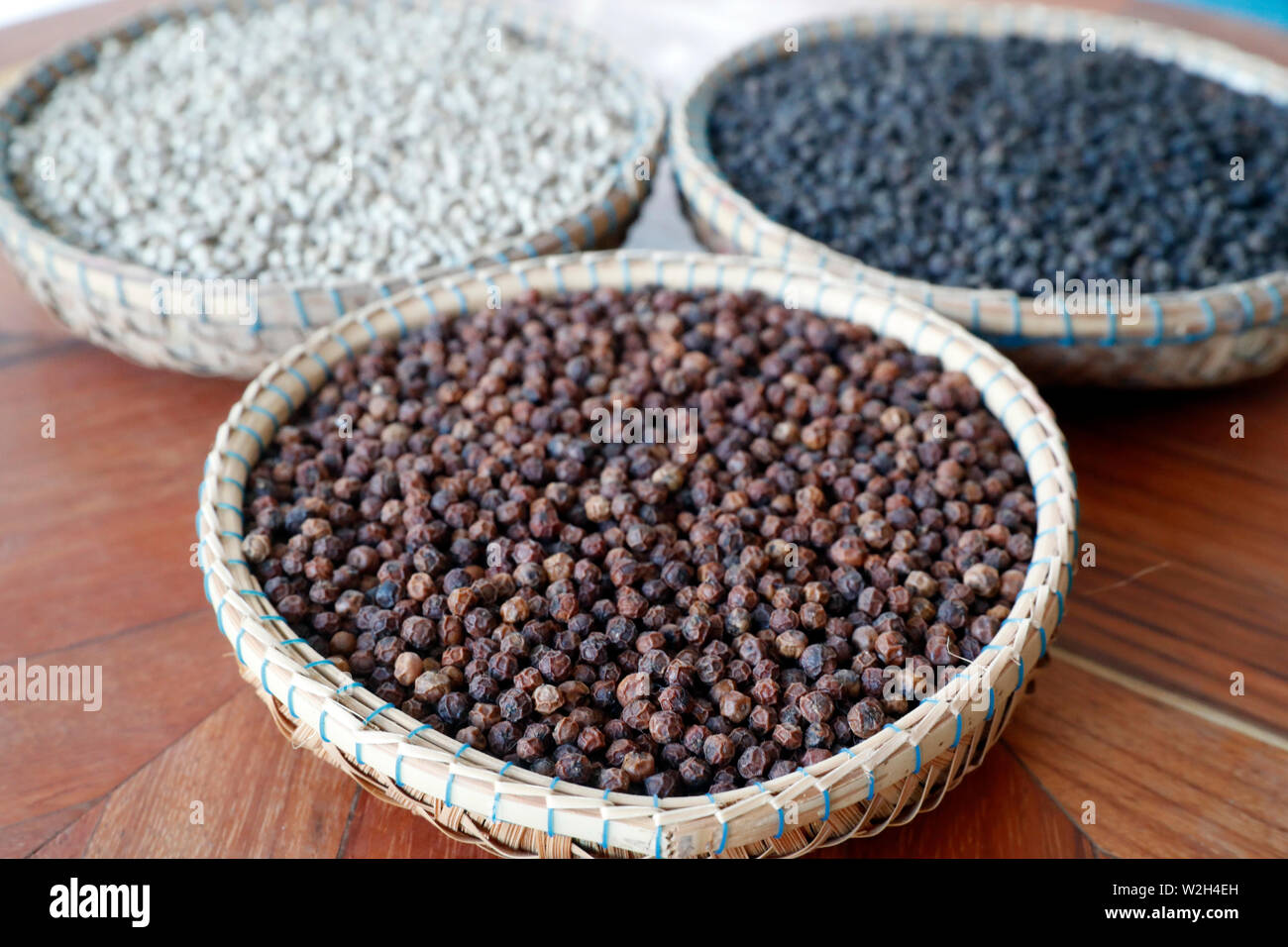 Various kampot pepper. Cambodia Stock Photo Alamy