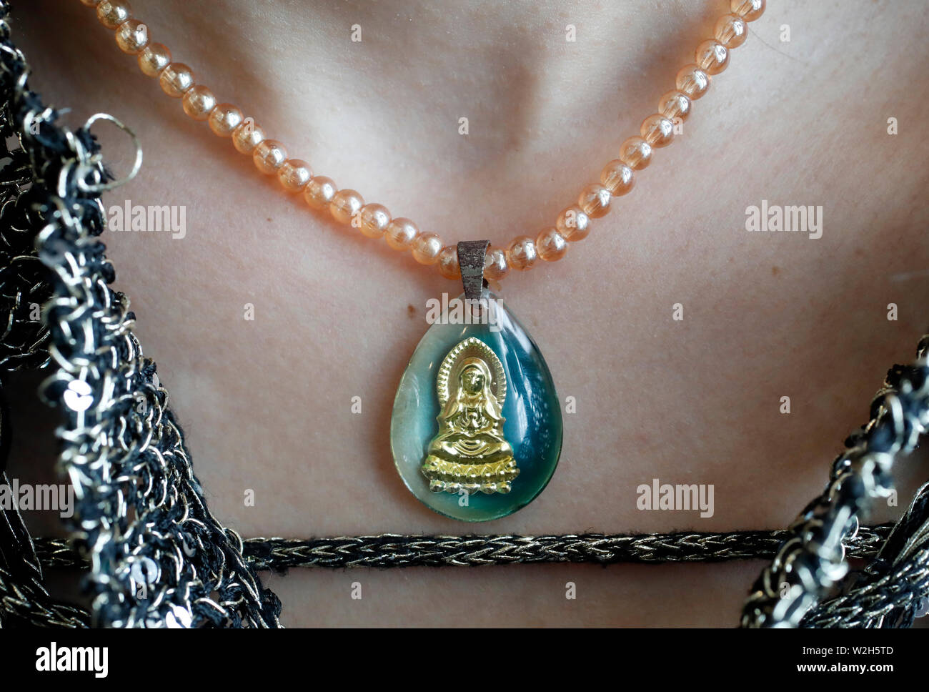Buddha pendant. Vung Tau. Vietnam Stock 