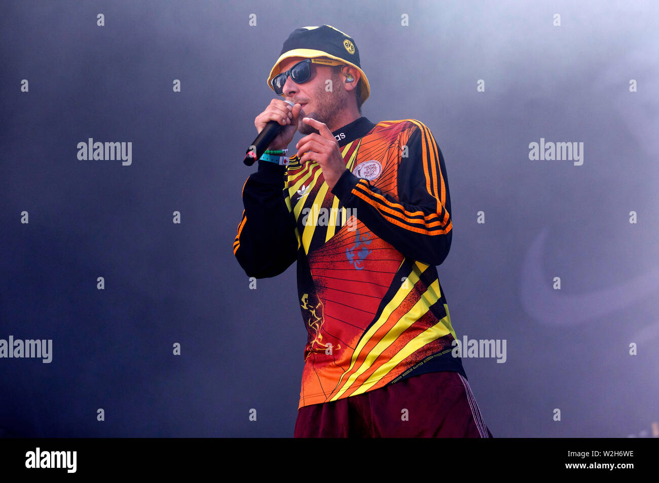 Cologne Deutschland 07th July 19 Mike Rohleder From The 257ers Live At Summerjam 19 At Fuhlinger See Koln 07 07 19 Usage Worldwide Credit Dpa Alamy Live News Stock Photo Alamy