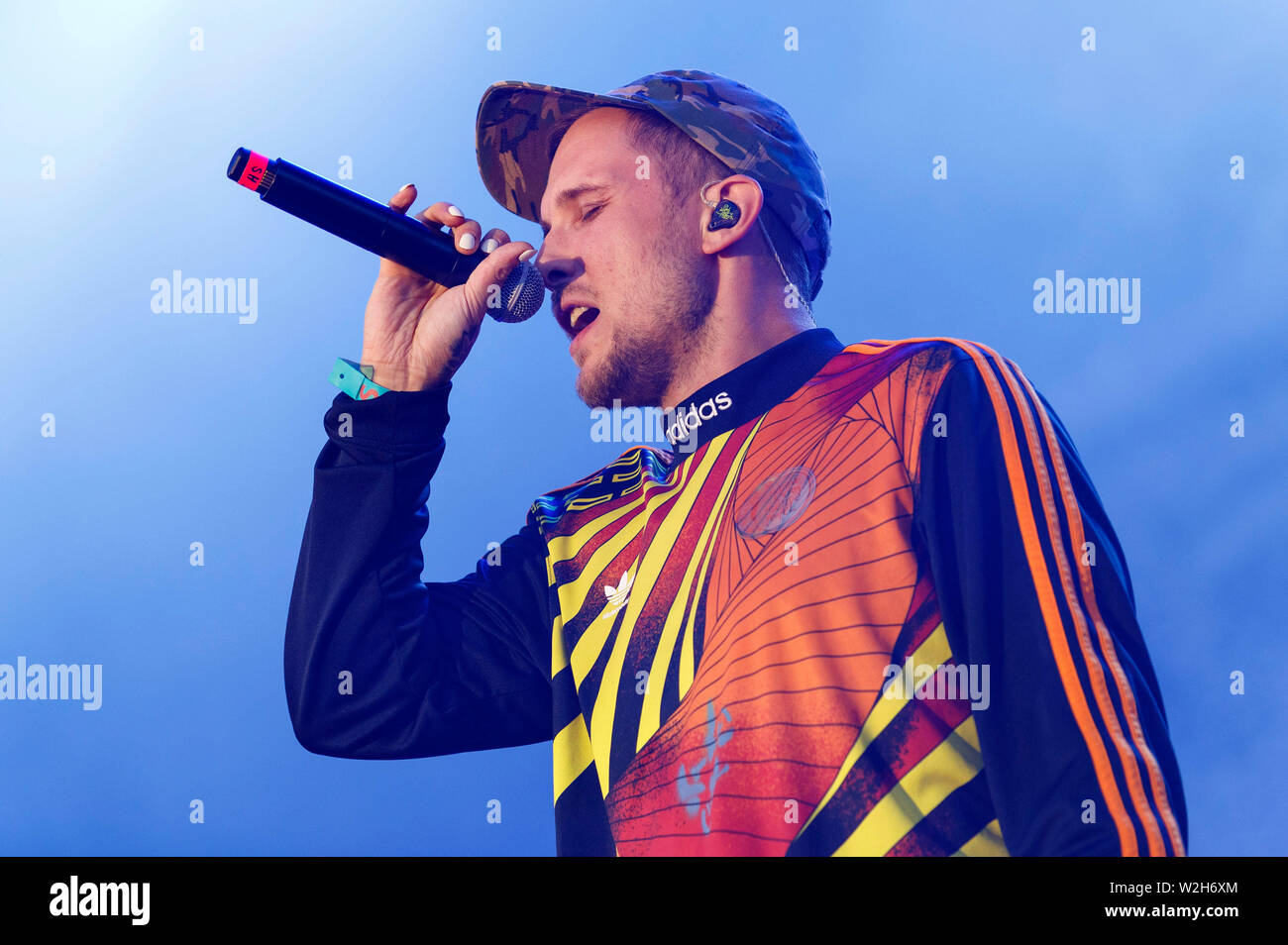Cologne Deutschland 07th July 19 Daniel Shneezin Schneider From The 257ers Live At Summerjam 19 At Fuhlinger See Koln 07 07 19 Usage Worldwide Credit Dpa Alamy Live News Stock Photo Alamy