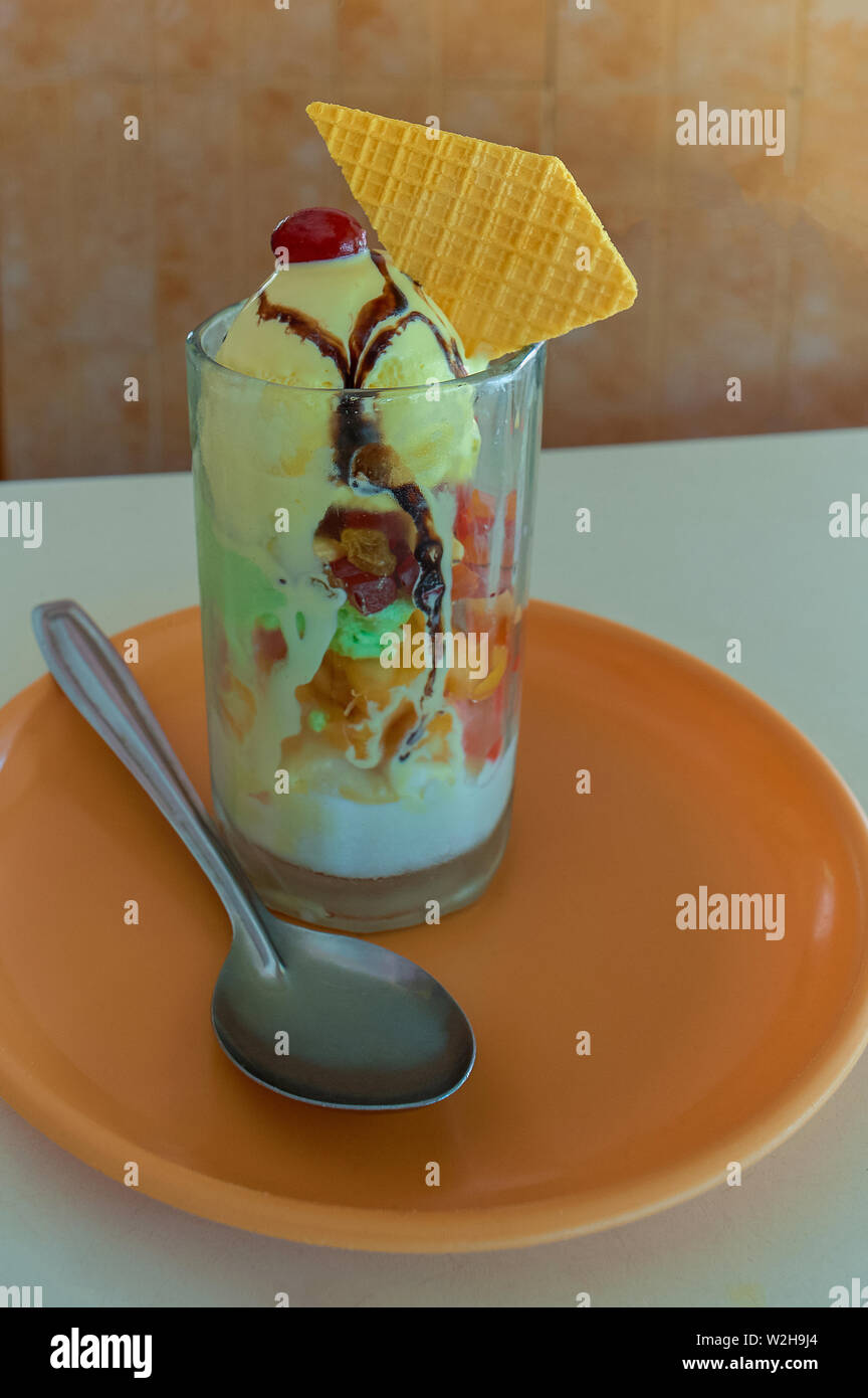 27 Jan 2013 GUDBUD Ice cream originated in UDUPI Karnataka INDIA asia