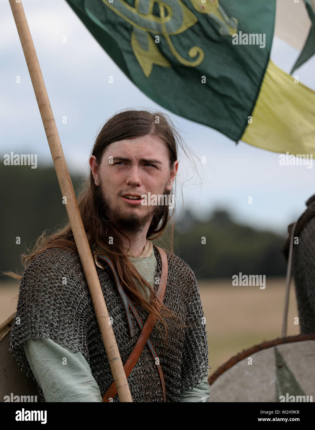 Viking Standard Bearer Stock Photo Alamy Viking Standard Bearer Stock Photo Alamy