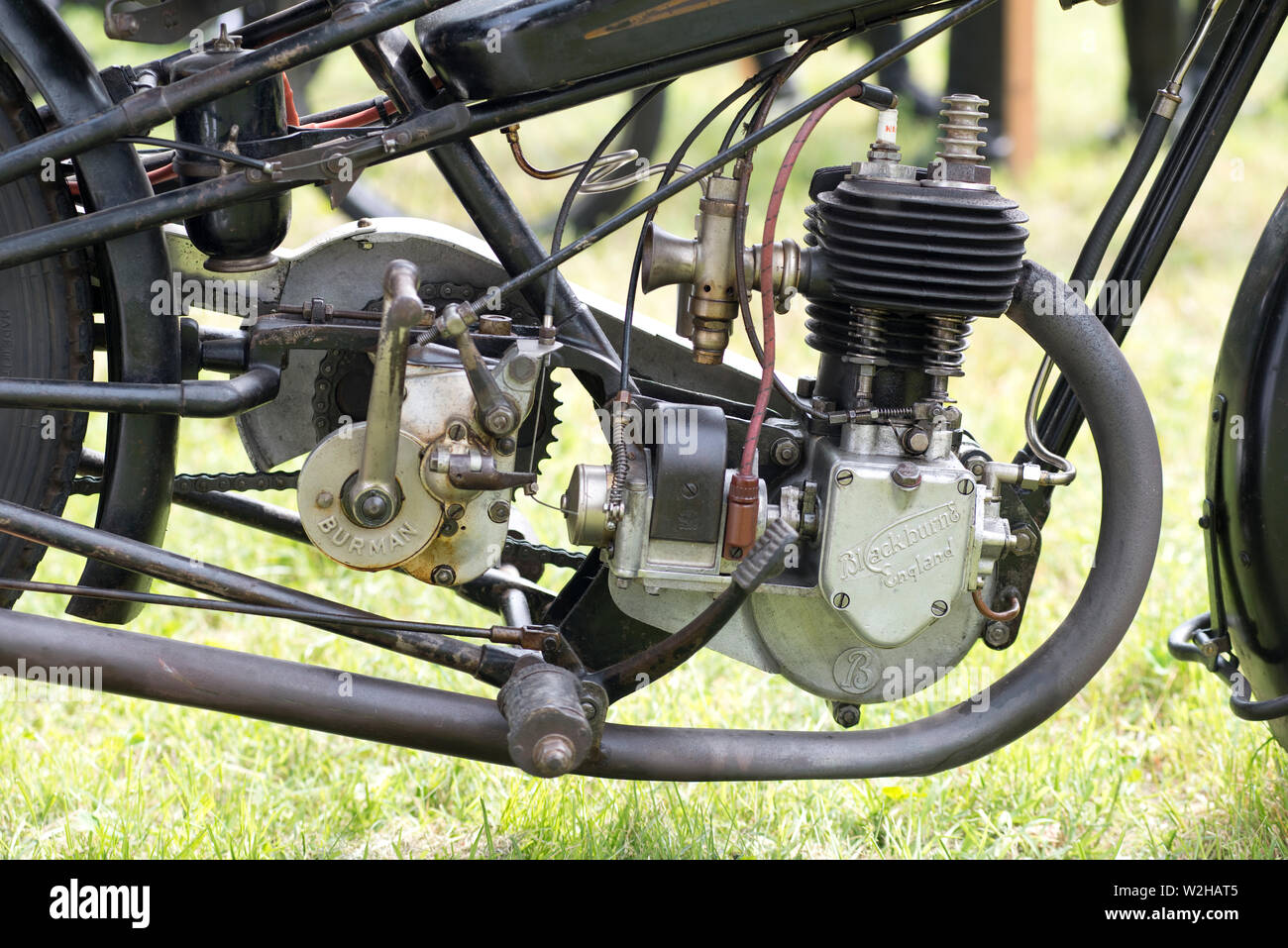 Historic Cotton VL Motorcycle, dated 1928, 175 cc. Stock Photo